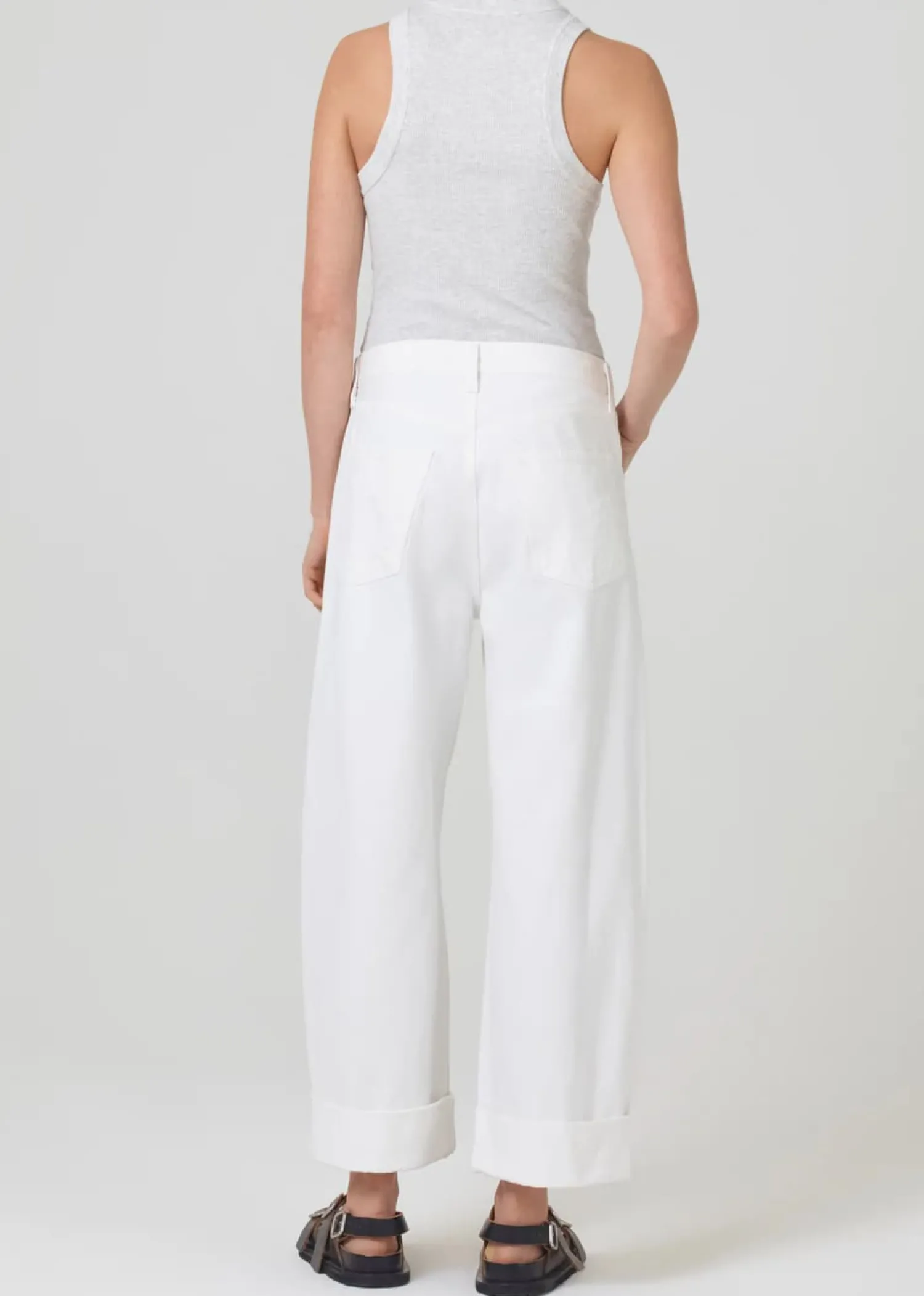 Shop CITIZENS OF HUMANITY AYLA BAGGY CUFFED CROP JEAN
