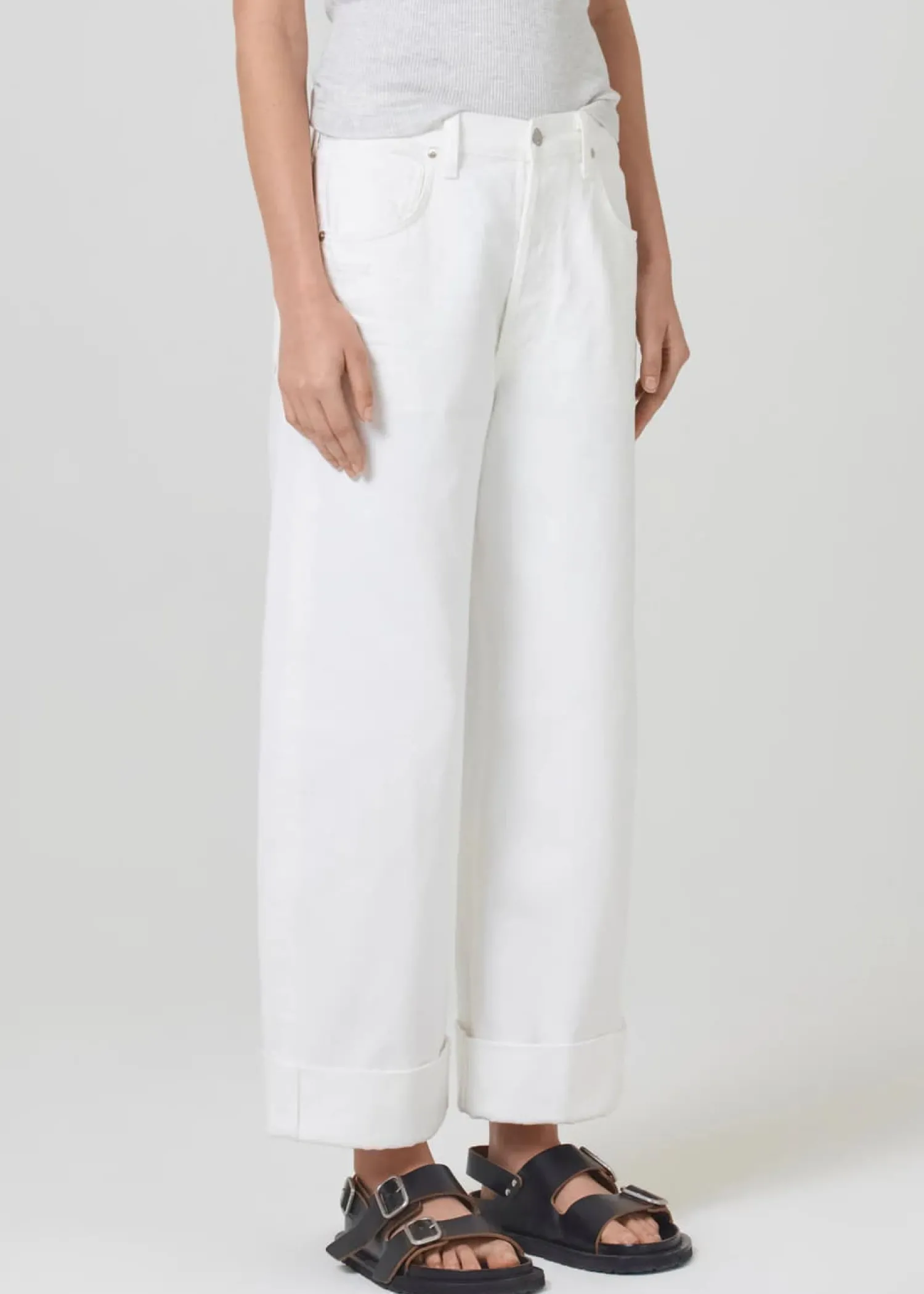 Shop CITIZENS OF HUMANITY AYLA BAGGY CUFFED CROP JEAN