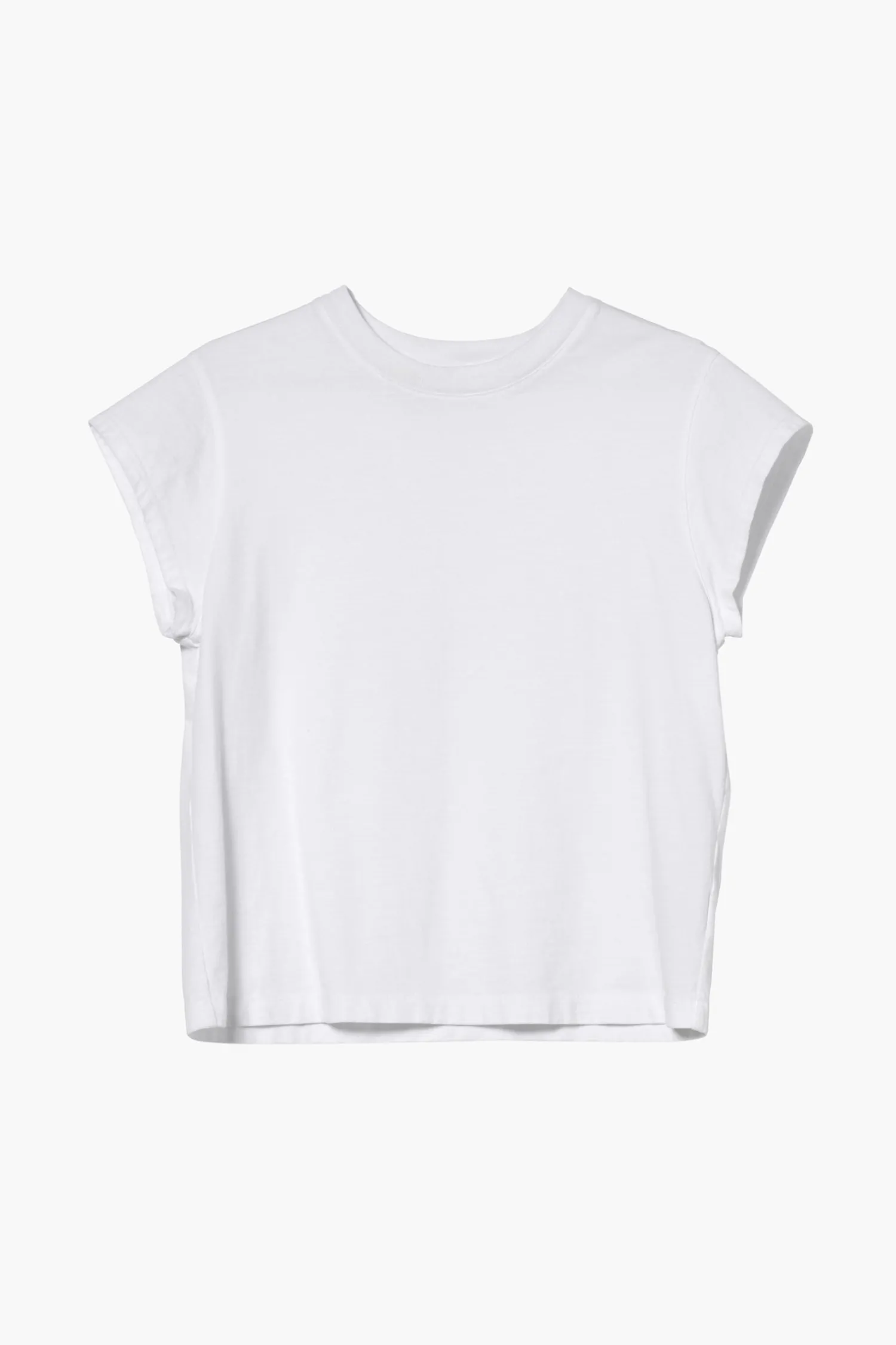 Best AGOLDE BRYCE CAP SLEEVE TEE