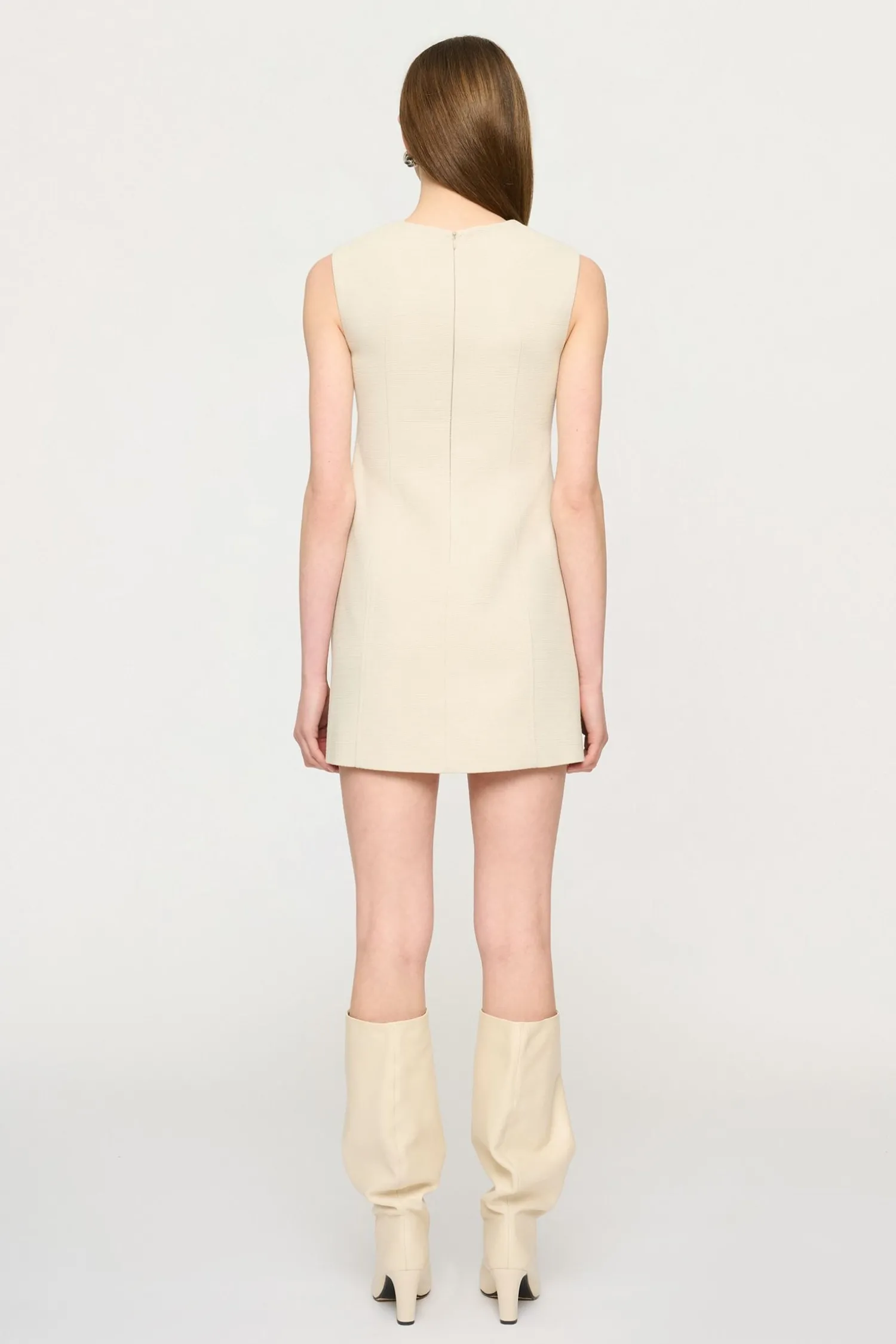 Shop CLEA CEDAR MINI DRESS Oat