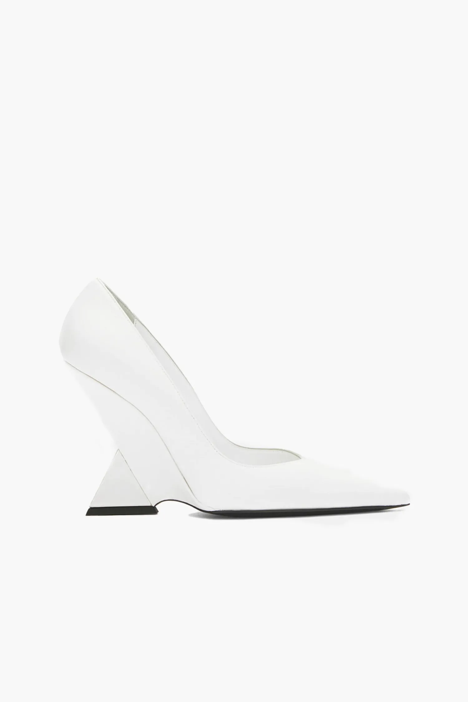 Sale THE ATTICO 'CHEOPE' PUMP 105MM White/Nichel