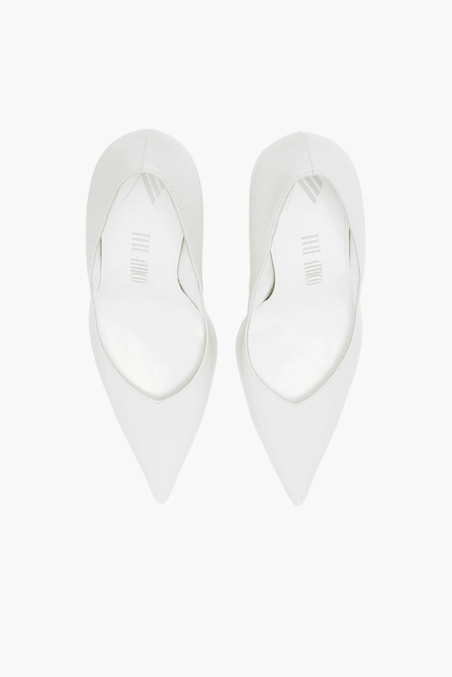 Sale THE ATTICO 'CHEOPE' PUMP 105MM White/Nichel