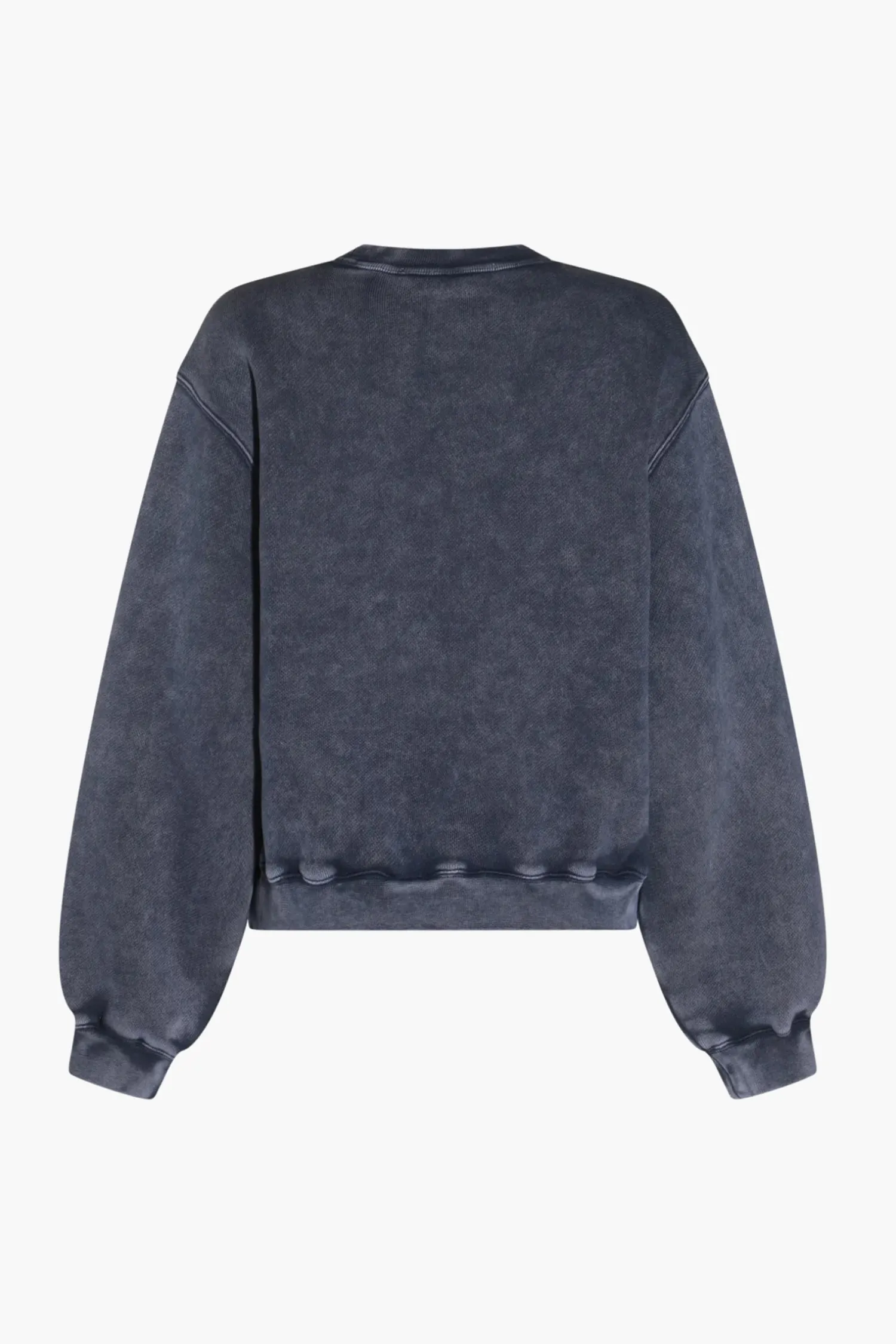 Best ALEXANDERWANG.T ESSENTIAL TERRY CREW SWEATSHIRT W/ PUFF PAINT LOGO Acid