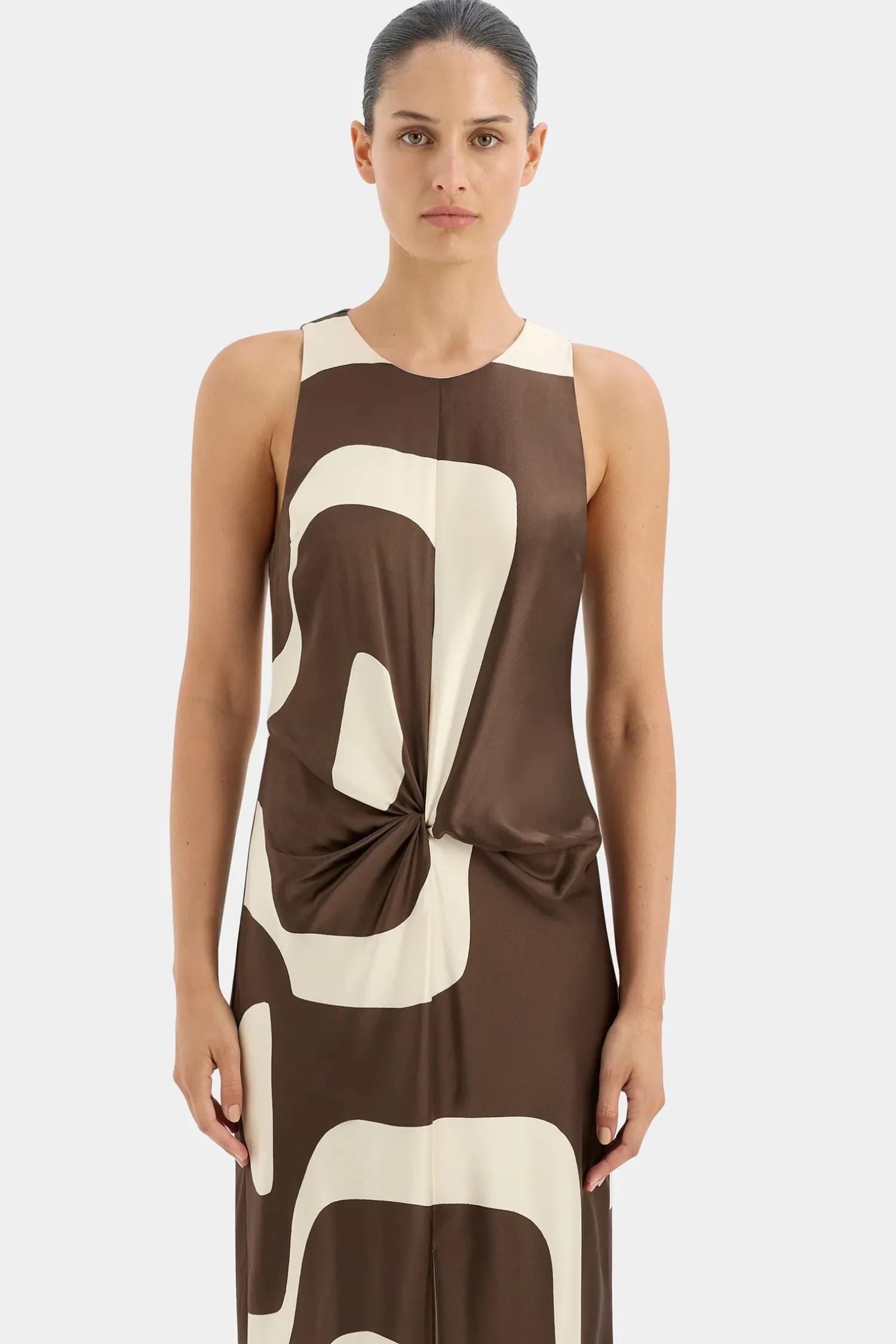 Outlet SIR FREDDIE TWIST MIDI DRESS PosterPrint