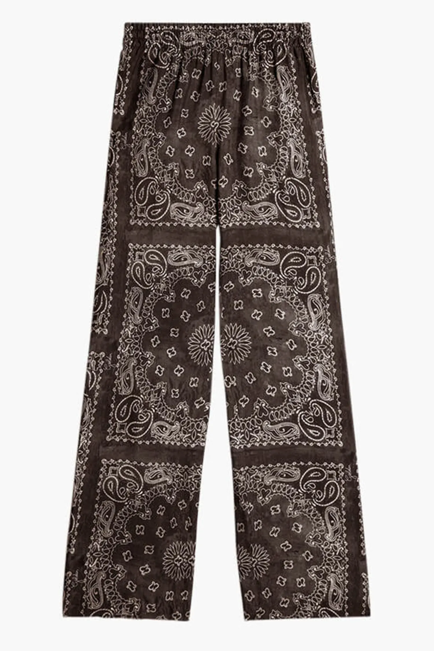Fashion GOLDEN GOOSE GOLDEN W'S JOGGING PANTS PAISLEY PRINT Anthracitegray