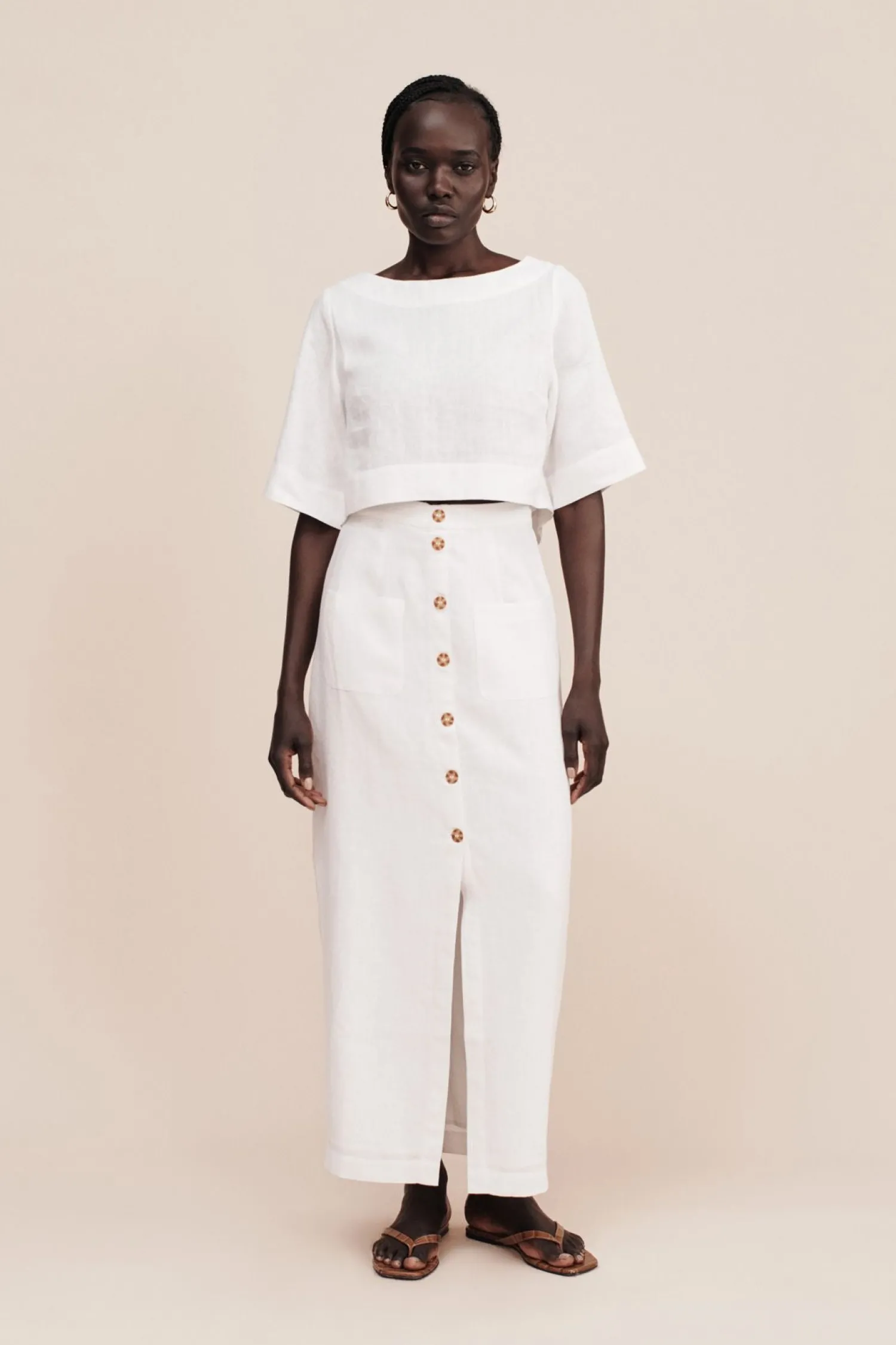 Hot POSSE HEIDI SKIRT Ivory