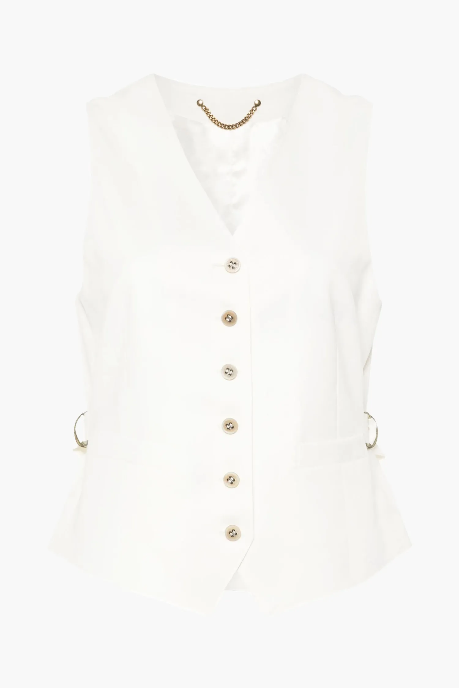 Clearance GOLDEN GOOSE JOURNEY W'S VEST ArcticWhite