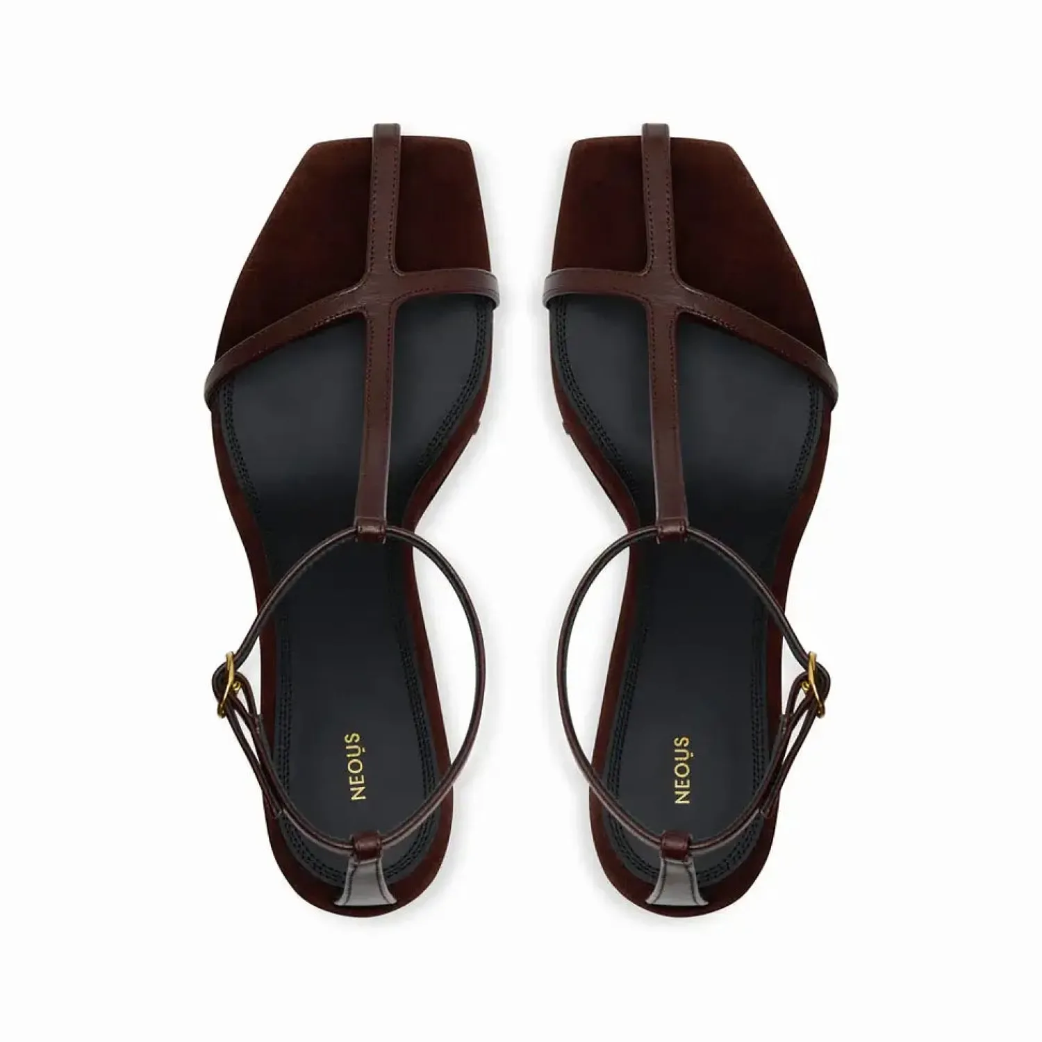 Online NEOUS JUMEL LEATHER SANDALS DarkChocolate