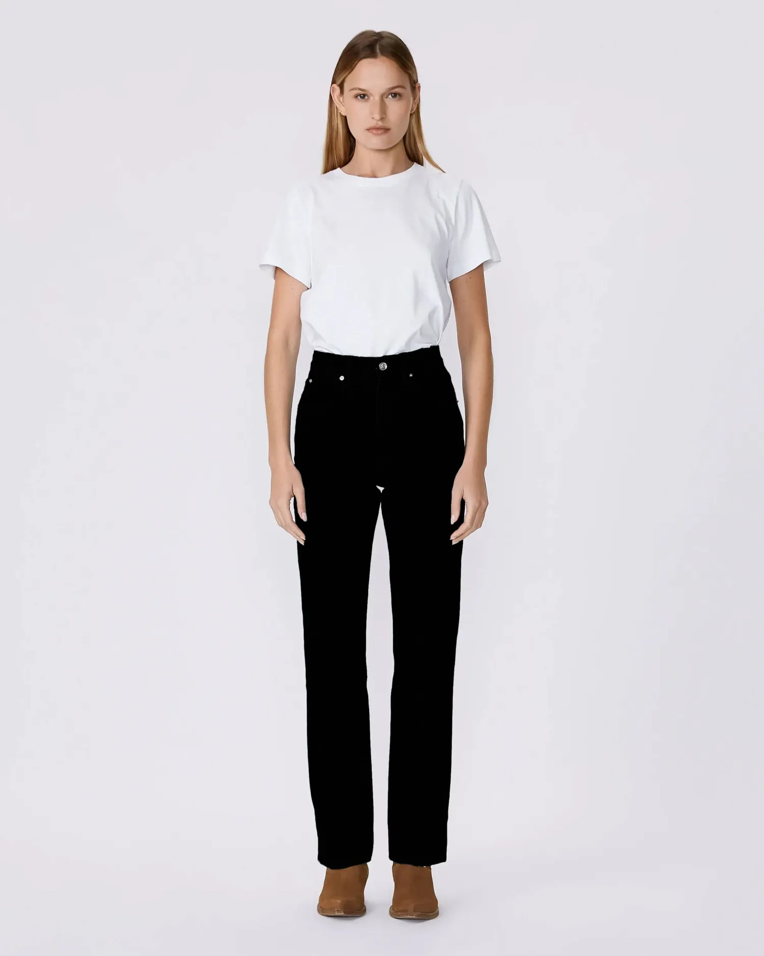 Sale SLVRLAKE LONDON HIGH RISE STRAIGHT LEG JEAN