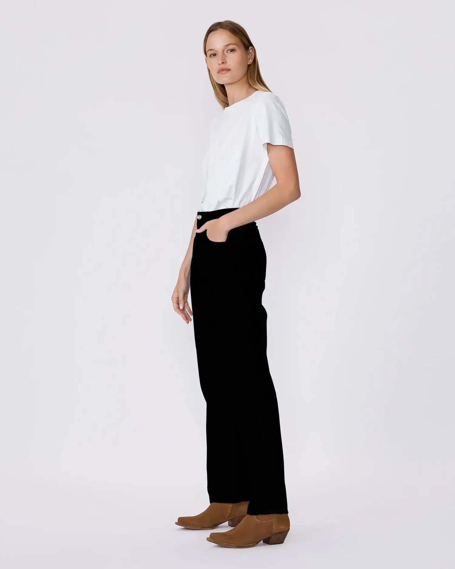 Sale SLVRLAKE LONDON HIGH RISE STRAIGHT LEG JEAN