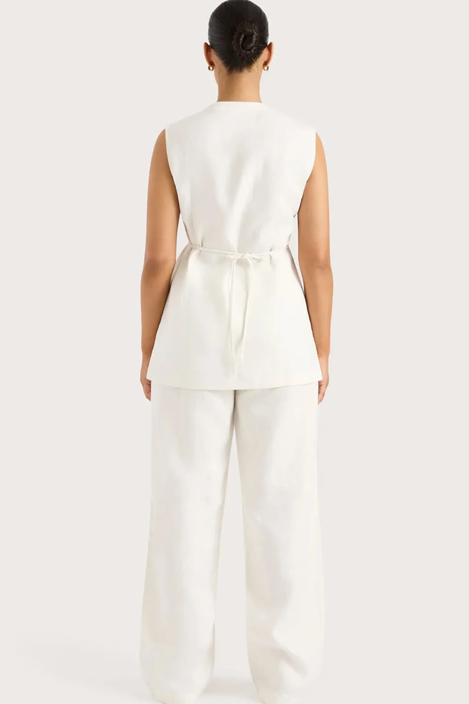 Fashion FAITHFULL THE BRAND LULEA WRAP VEST White