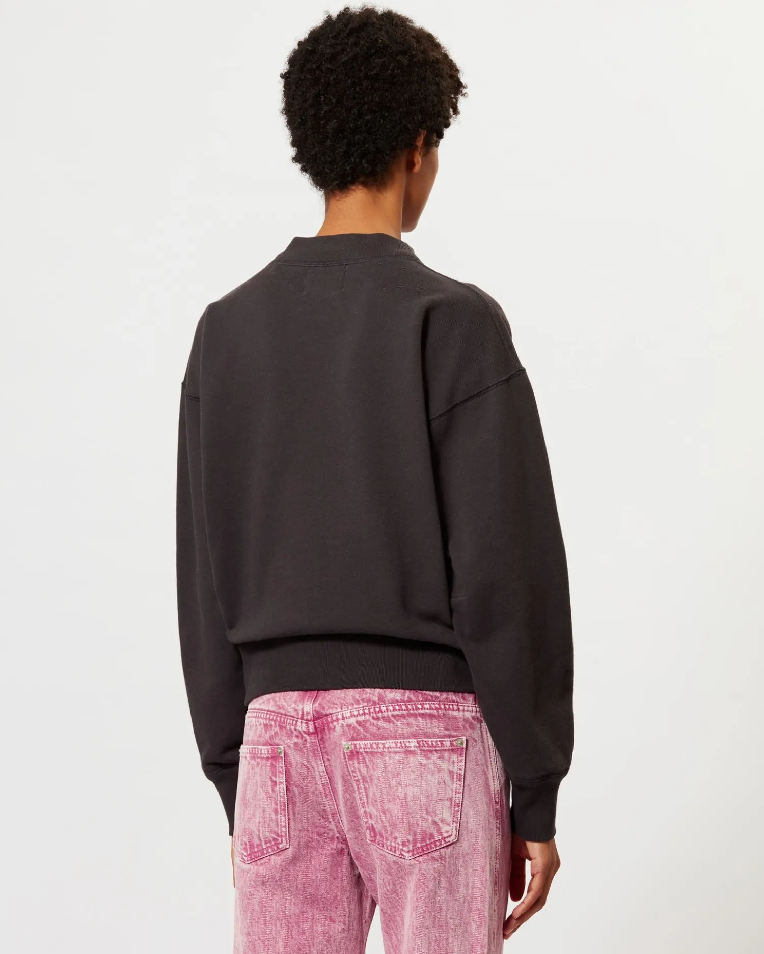Best ISABEL MARANT ÉTOILE MOBY SWEATSHIRT FadedNight/Fuchsia