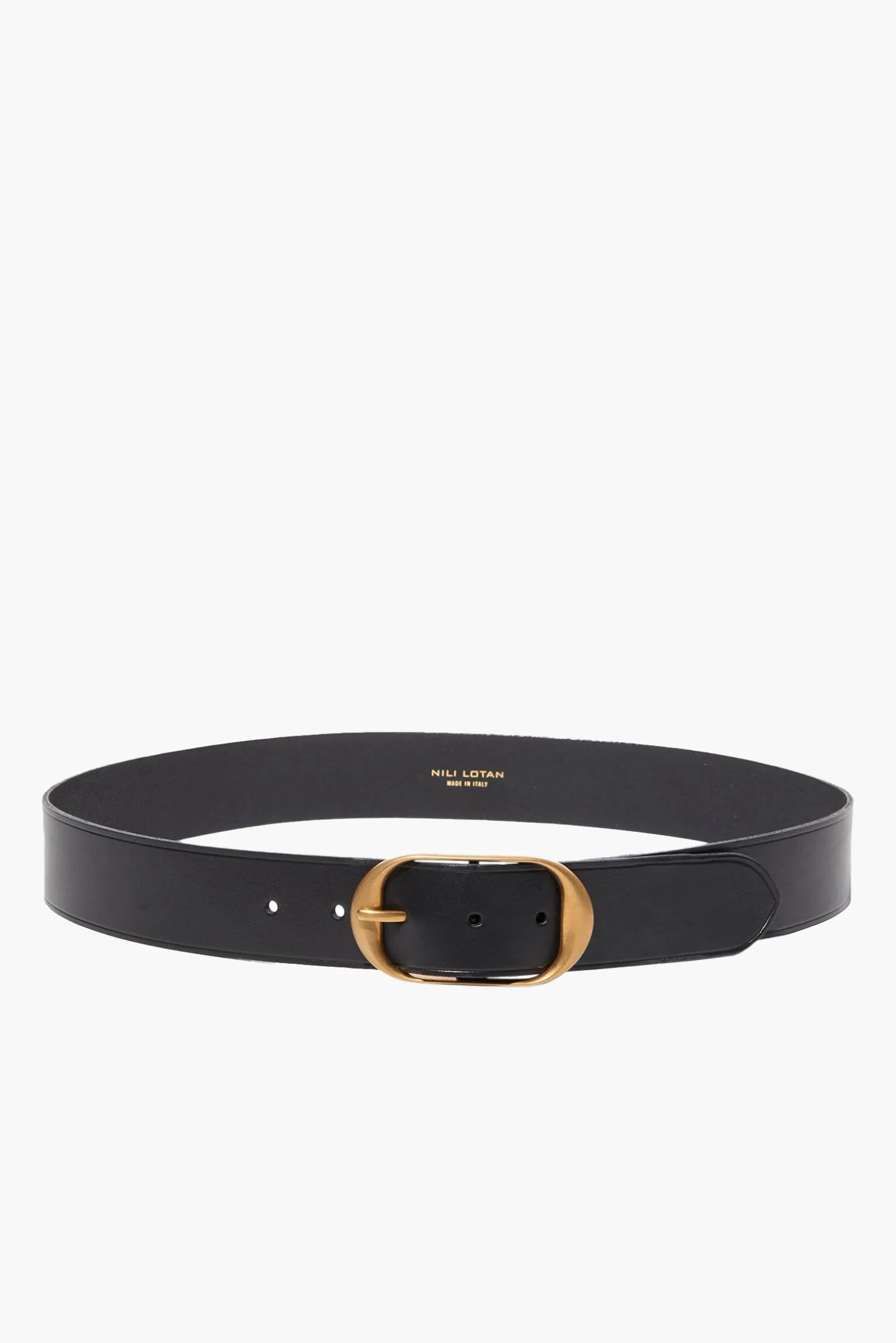 Outlet NILI LOTAN NILI BELT BlackW/AntiqueBrassBuckle