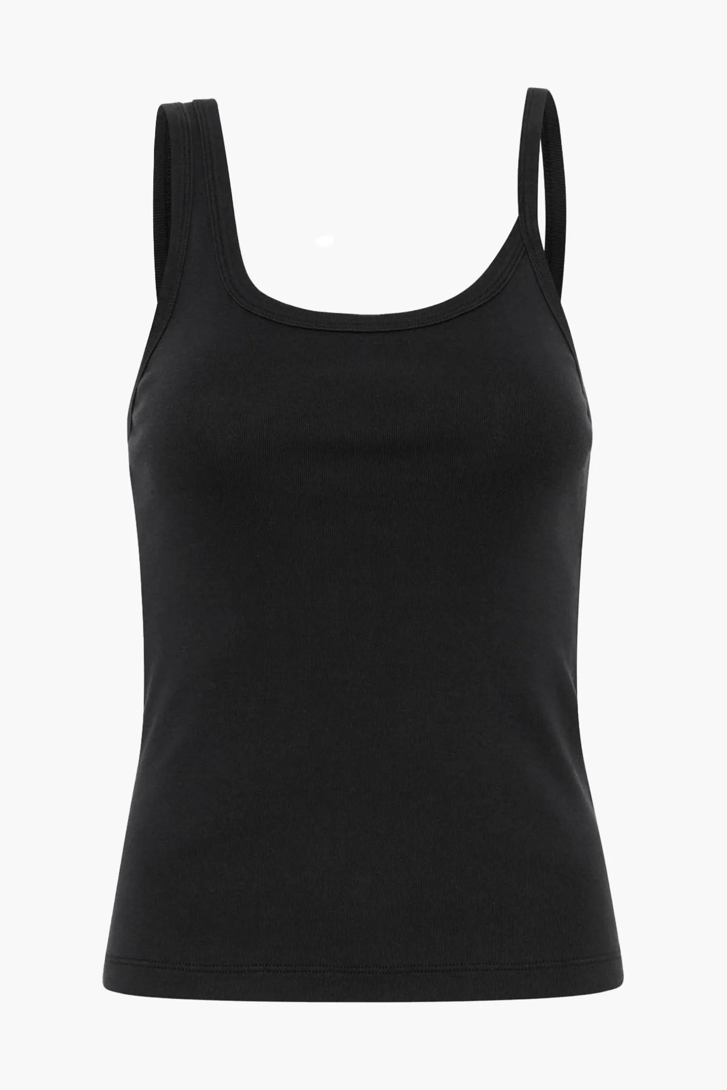 Best Sale ST. AGNI ORGANIC COTTON ASYMM TANK Black