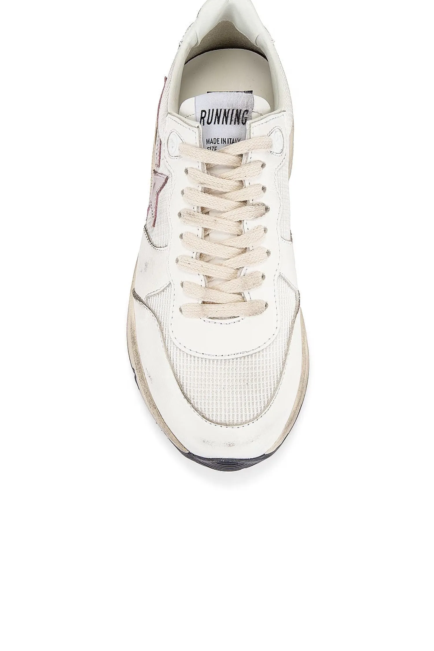 Cheap GOLDEN GOOSE RUNNING SOLE SNEAKER WHITE/ORCHIDHUSH/PLATINUM