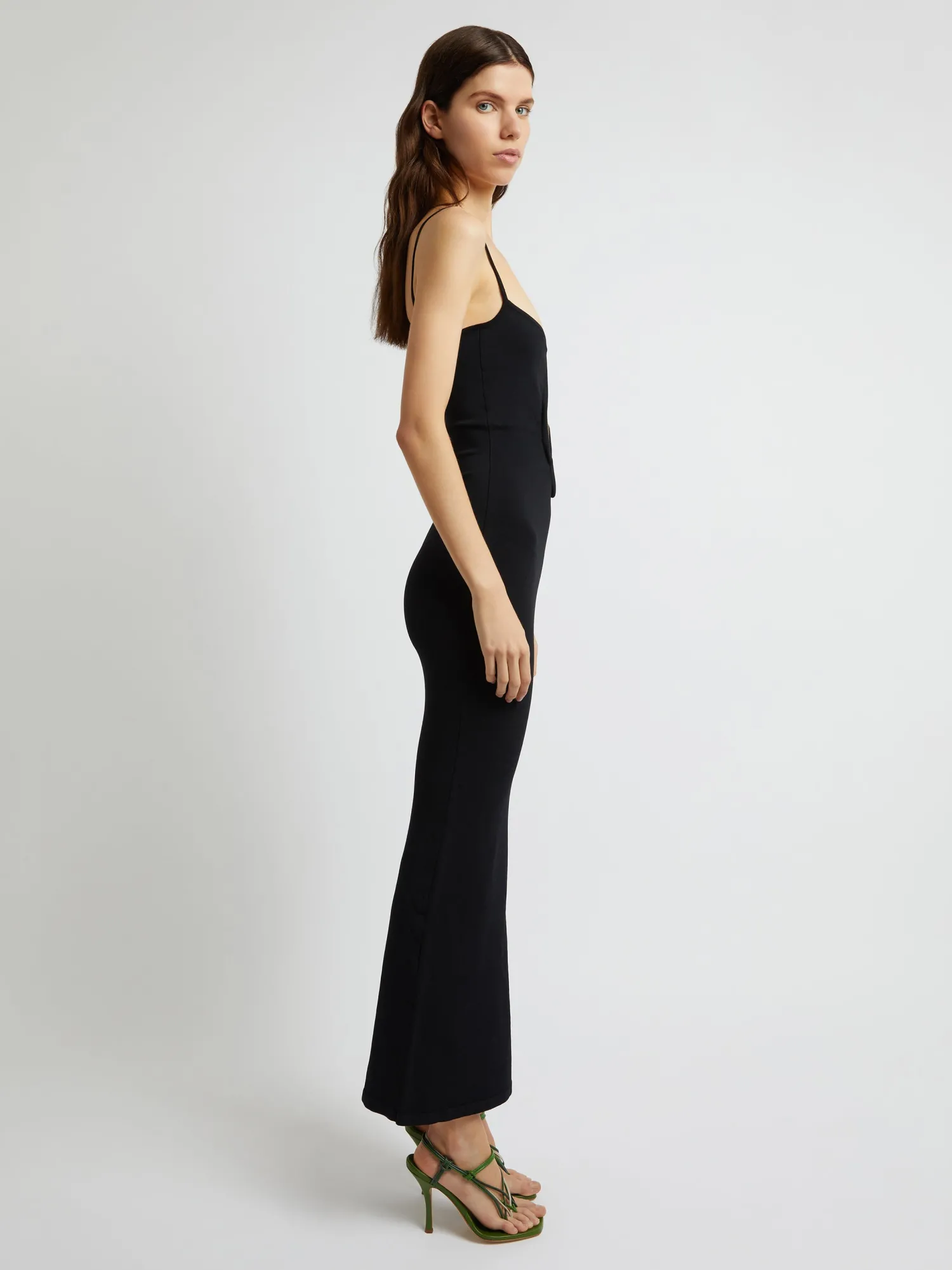 Cheap CHRISTOPHER ESBER SALACIA WIRE COLUMN DRESS Black