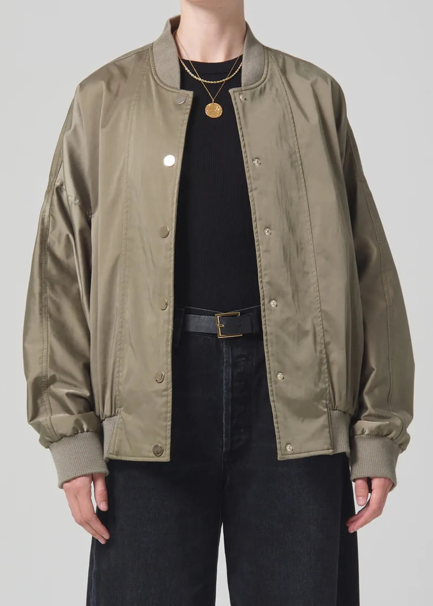 Hot CITIZENS OF HUMANITY SASHA BOMBER Olivine