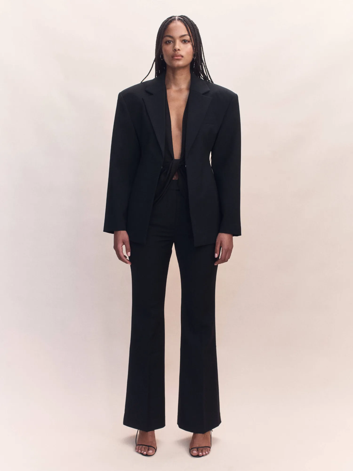 Sale COURTNEY ZHENG SCUBA WOOL BLAZER