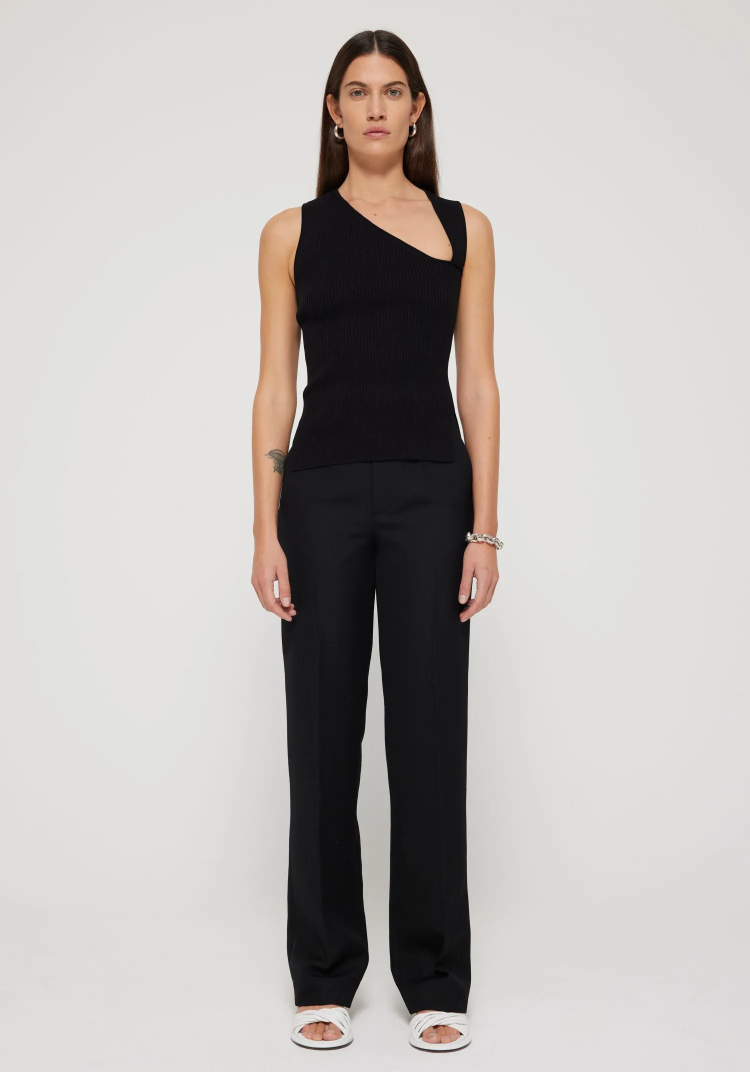 Fashion RÓHE SLANTED NECKLINE TANKTOP