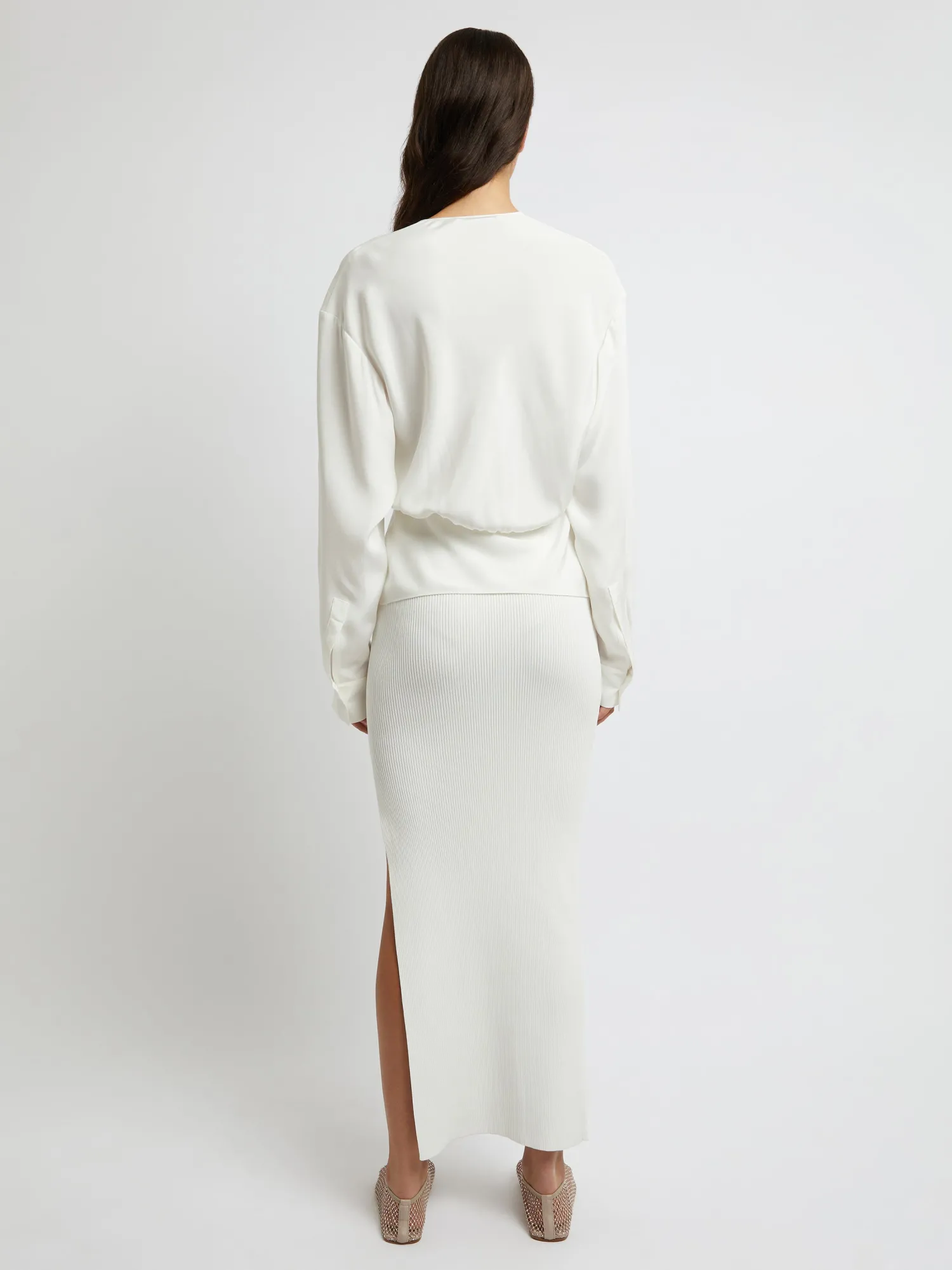 Online CHRISTOPHER ESBER TRIQUETRA FRONT TIE SHIRT White