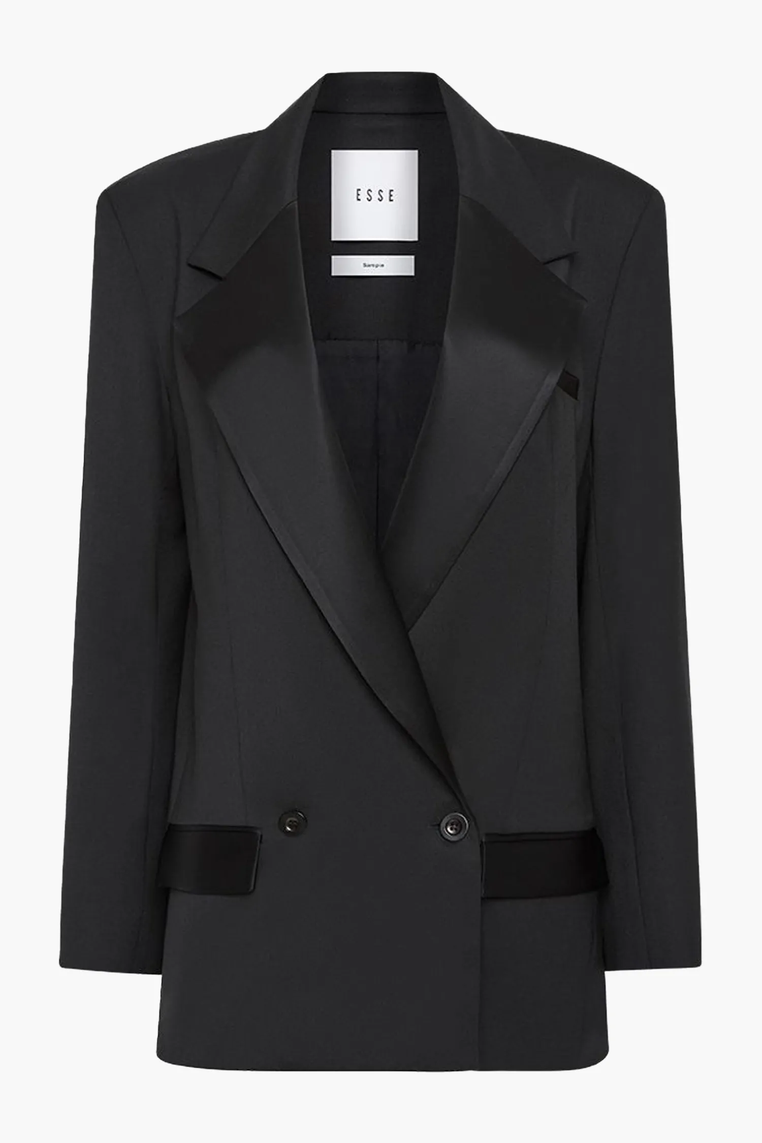 Cheap ESSE TUX DOUBLE BLAZER Black