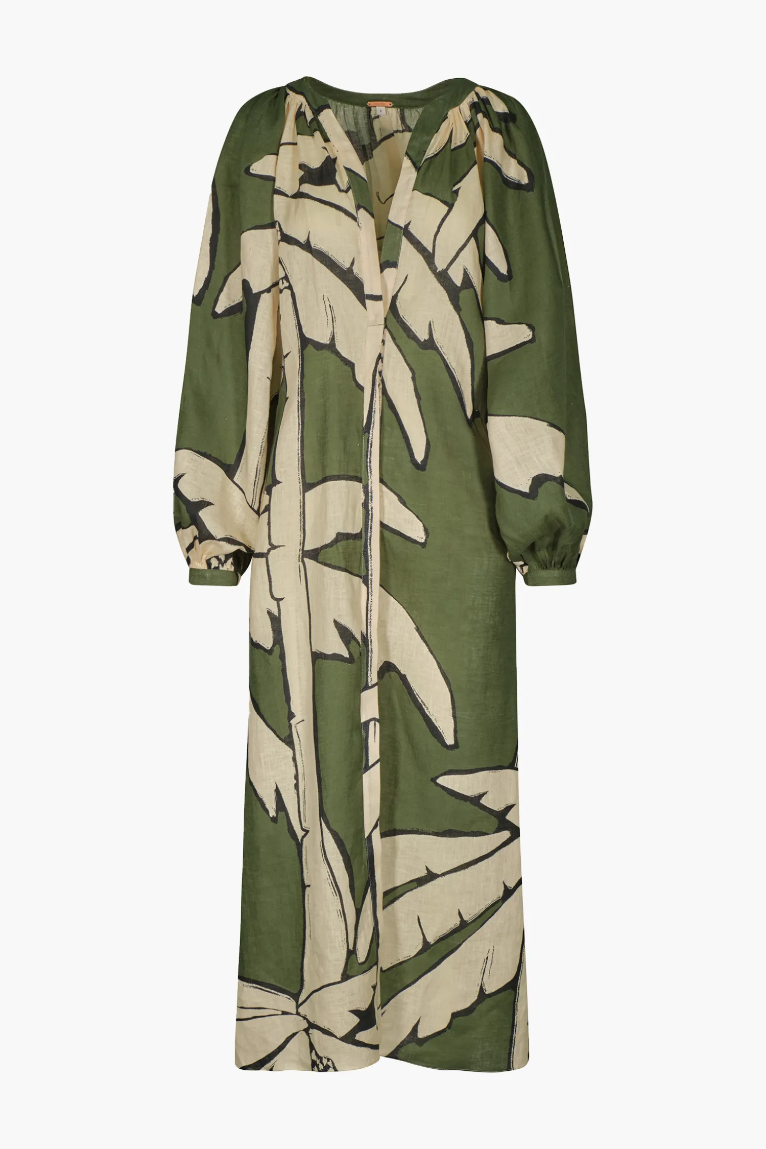 Best JOHANNA ORTIZ WEAVING WEVES ANKLE DRESS Green/Ecru/Black