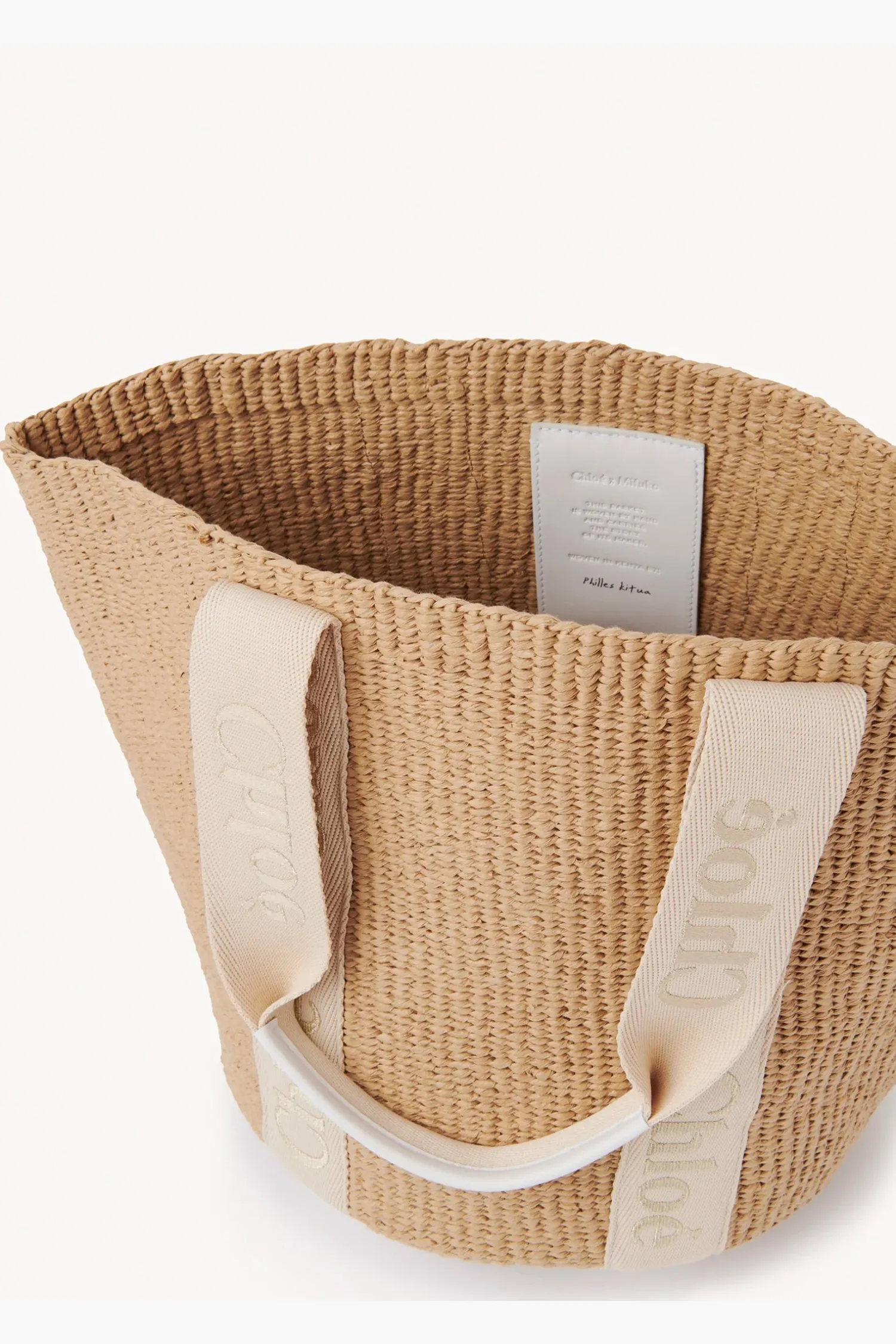 Cheap CHLOÉ WOODY LARGE BASKET Gold